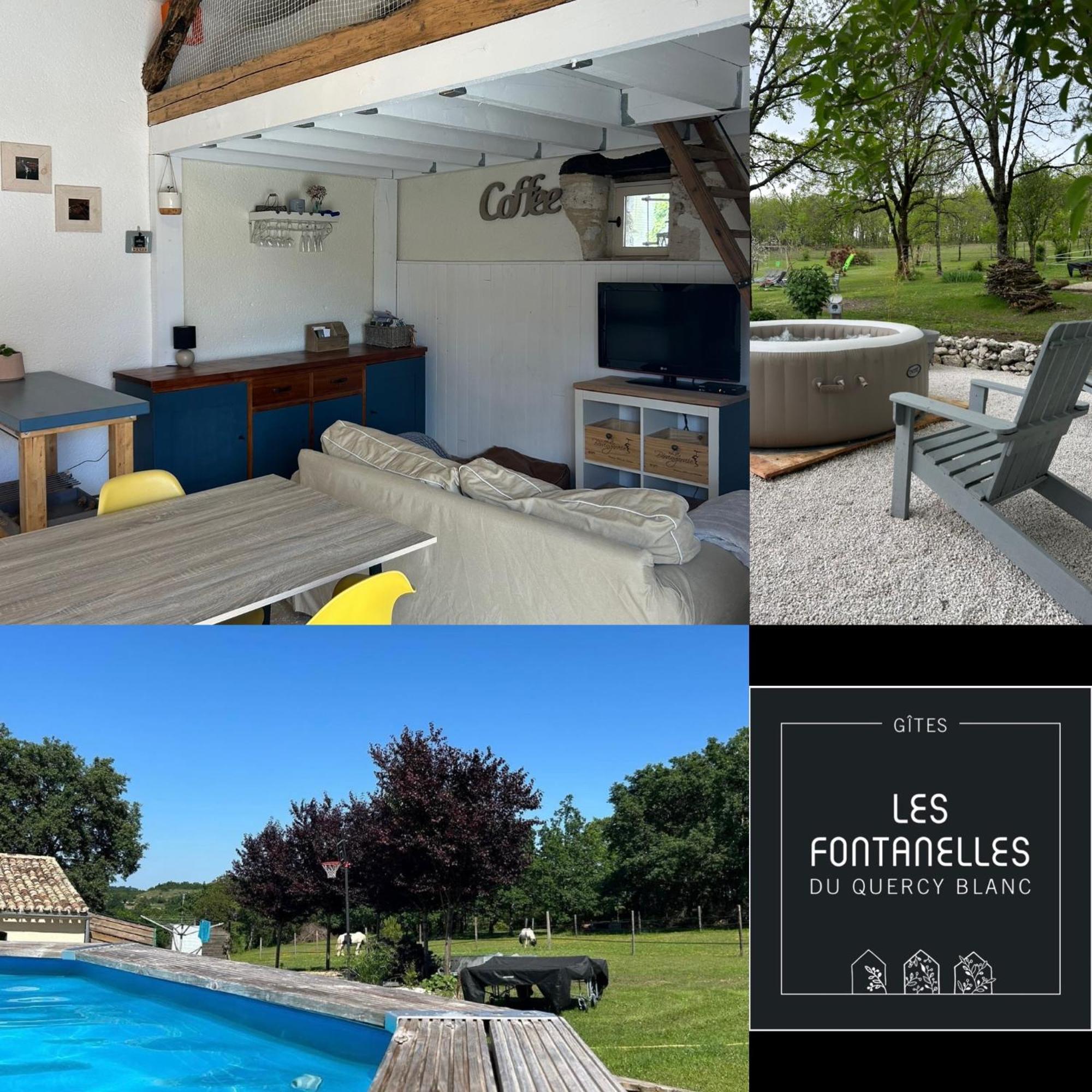 Villa Les fontanelles du quercy blanc à Montcuq Extérieur photo